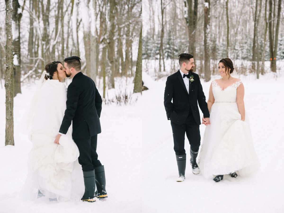 Winter Wedding Photos in Chatham