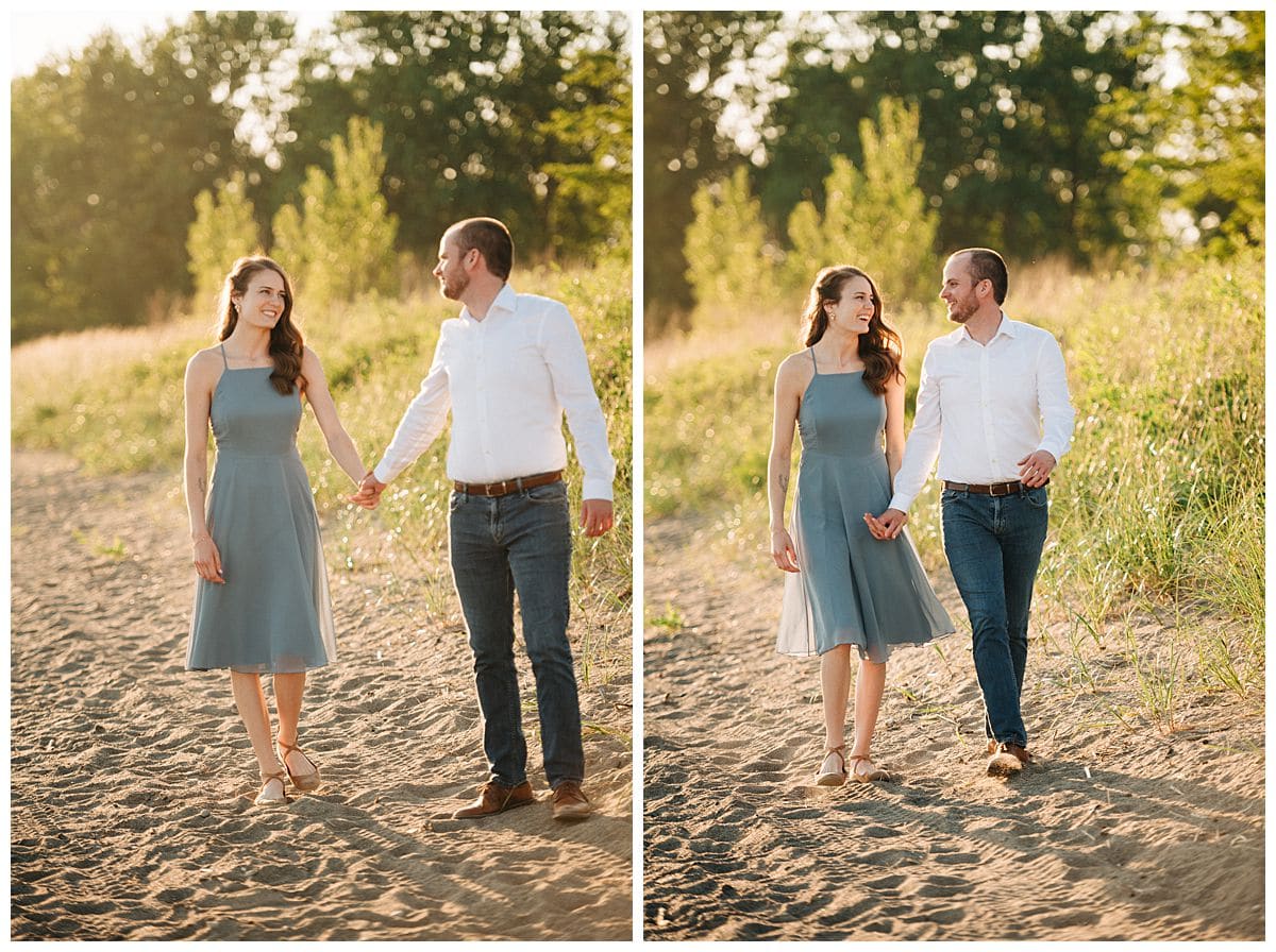 Beach Engagment Session in Chatham-Kent, Ontario